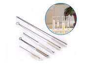 Healthy Baby Straw Thin Bottle Cleaning Brushes 304 Stainless Steel Wire Handle